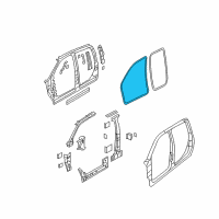 OEM 2014 Ram 3500 Seal-Door Opening Diagram - 55112354AC