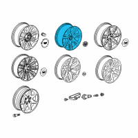 OEM 2016 Cadillac Escalade Wheel Diagram - 84497728