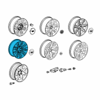 OEM 2017 Cadillac Escalade Wheel Diagram - 84588749