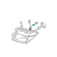 OEM 1984 Nissan Stanza Bulb Diagram - 99990-S1157