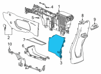 OEM Chevrolet Bolt EV Rear Panel Diagram - 42731256