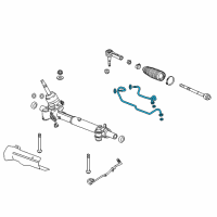 OEM 2015 Cadillac XTS Pipe Kit Diagram - 22880860