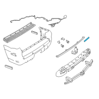 OEM 2009 Mercury Mountaineer Reflector Diagram - 6L9Z-13A565-AA