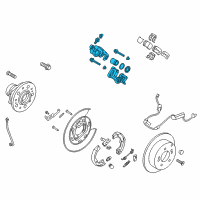 OEM 2021 Kia Sportage Caliper Kit-Rear Brake Diagram - 58311D3A70