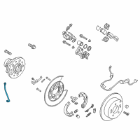 OEM 2017 Kia Sportage Hose-Rear Wheel Rh Diagram - 58738D9700