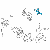 OEM 2020 Kia Sportage Pad Kit-Rear Disc Brake Diagram - 58302D3A70