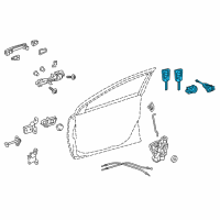 OEM Scion Cylinder & Keys Diagram - 89704-12E50