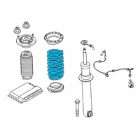 OEM 2020 BMW M5 REAR COIL SPRING Diagram - 33-53-7-856-981