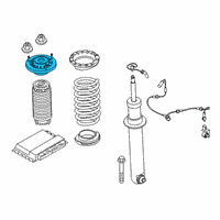 OEM 2020 BMW M5 Support Bearing Rear Left Diagram - 33-50-7-856-963