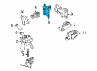 OEM 2022 Acura TLX BRACKET, TORQUE ROD Diagram - 50680-TGV-A01