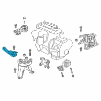 OEM 2020 Honda CR-V Stay, Side Engine Mounting Diagram - 50625-TLA-A12