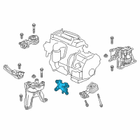 OEM 2017 Honda CR-V Bracket, Torque Rod (Lower) (2.4L) Diagram - 50690-TLC-A01