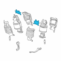 OEM Acura RL Gasket, Exhaust Manifold Diagram - 18115-RJA-G01