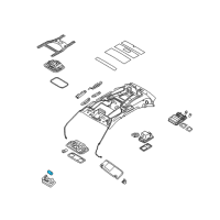 OEM 2015 Hyundai Genesis Coupe Bulb Diagram - 18645-05029-N