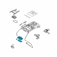 OEM 2008 Hyundai Veracruz Lamp Assembly-Cargo Diagram - 92620-3J100-OR