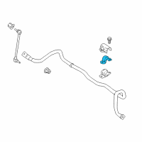 OEM 2017 Ford Fiesta Stabilizer Bar Bracket Diagram - AY1Z-5486-A