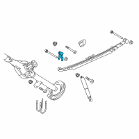 OEM 2012 Ram 3500 SHACKLE-Spring Diagram - 52113520AA