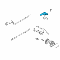 OEM Hyundai Genesis Housing Assembly-THERMOSTAT Diagram - 25620-3F500