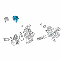 OEM 2022 BMW X7 COOLANT PUMP, ELECTRIC Diagram - 11-51-8-485-200