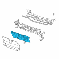 OEM 1998 Honda CR-V Dashboard (Lower) Diagram - 61500-S10-A20ZZ