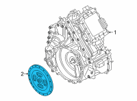 OEM 2020 Ford Escape DISC ASY - CLUTCH Diagram - LX6Z-7550-A