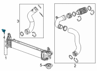 OEM 2022 Chevrolet Malibu SENSOR ASM-TURBO AIR PRESS Diagram - 55493530