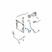 OEM 2009 Toyota 4Runner Discharge Line Diagram - 88703-35010