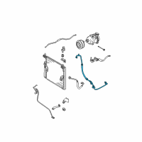 OEM Toyota 4Runner Suction Hose Diagram - 88704-60370