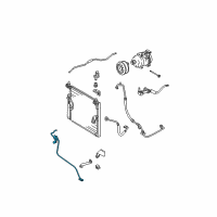 OEM Toyota 4Runner AC Line Diagram - 88710-35540