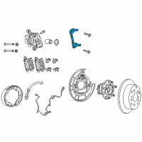 OEM 2011 Jeep Compass Adapter-Disc Brake CALIPER Diagram - 68020254AA