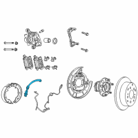 OEM Chrysler Sebring Hose-Brake Diagram - 68171914AA
