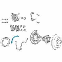 OEM Jeep Compass Hose-Brake Diagram - 68171914AA