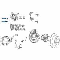 OEM 2012 Chrysler 200 Pin-Disc Brake Diagram - 5191247AA