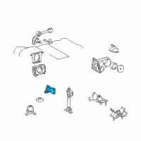 OEM Lexus RX300 Bracket, Engine Mounting, Front(For Transverse Engine) Diagram - 12311-20050