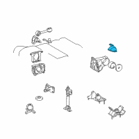 OEM 2001 Lexus ES300 INSULATOR, Engine Mounting Diagram - 12392-62010