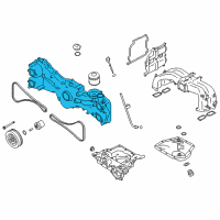 OEM 2020 Toyota 86 Front Cover Diagram - SU003-07504