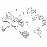 OEM 2018 Toyota 86 Dipstick Diagram - SU003-00123