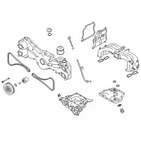 OEM 2017 Toyota 86 Drain Plug Gasket Diagram - SU003-02159