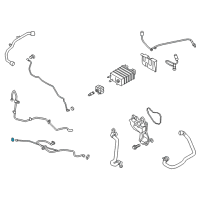 OEM Feed Line Retainer Clip Diagram - CV6Z-9A317-A