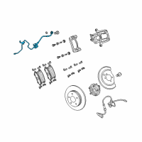 OEM 2010 Dodge Journey Hose-Brake Diagram - 68171896AC