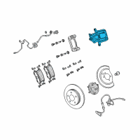 OEM 2018 Dodge Journey CALIPER-Disc Brake Diagram - 68159525AA