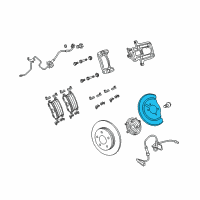 OEM 2009 Chrysler Town & Country Shield-Splash Diagram - 4721683AB