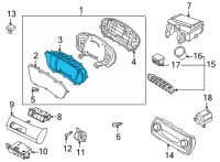 OEM 2021 Hyundai Santa Fe Plate-Window Diagram - 94370-S1300