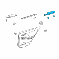 OEM Toyota Camry Armrest Diagram - 74250-06050-A2