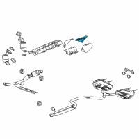 OEM 2014 Buick Regal Heat Shield Diagram - 22766781