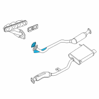 OEM BMW Z3 Exhaust Manifold Gasket Diagram - 18-30-1-711-969