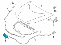 OEM 2017 Toyota Mirai Lock Diagram - 53510-62020