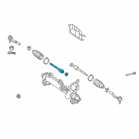 OEM 2007 Toyota Camry Inner Tie Rod Diagram - 45503-09420