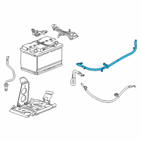 OEM 2015 Cadillac ATS Positive Cable Diagram - 23247636