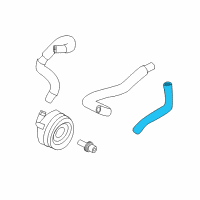 OEM 2018 Nissan Rogue Sport Hose-Water, Oil Cooler Diagram - 21306-4BB0C